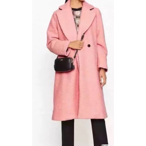 PAUL SMITH Bouclé Cocoon Coat 0440 - Picture 3 of 15